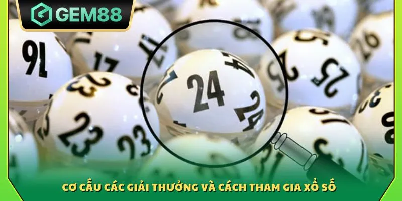 Cơ cấu các giải thưởng và cách tham gia xổ số 